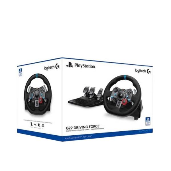 Logitech G29 Driving Force Racing Wheel - Playstation Edition PS5 & PS4