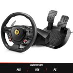 ThrustMaster T80 Ferrari 488 GTB Edition Racing Wheel - PS5 / PS4 / PC