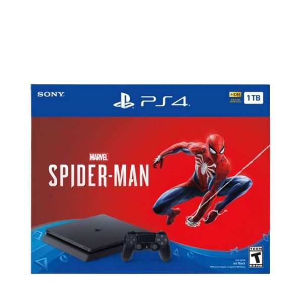 Sony PlayStation 4 (PS4) 1TB Slim Console – Marvel's Spider-Man Bundle