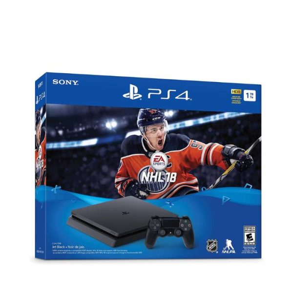 Sony PlayStation 4 (PS4) 1TB Slim Console – NHL 18 Bundle Edition