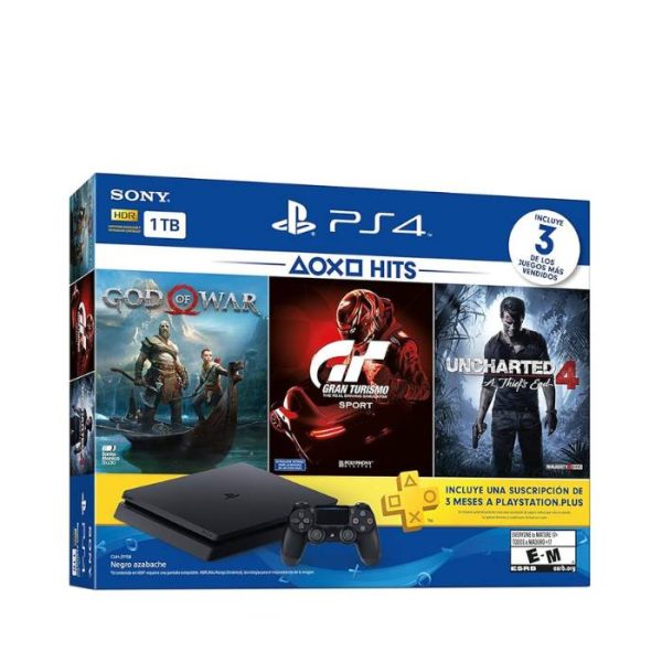Sony PlayStation 4 (PS4) 1TB Slim Hits Console Bundle