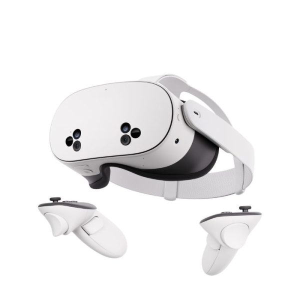 VR Headset Compatible with Meta Quest 3S 128GB Virtual Reality Glasses (White)