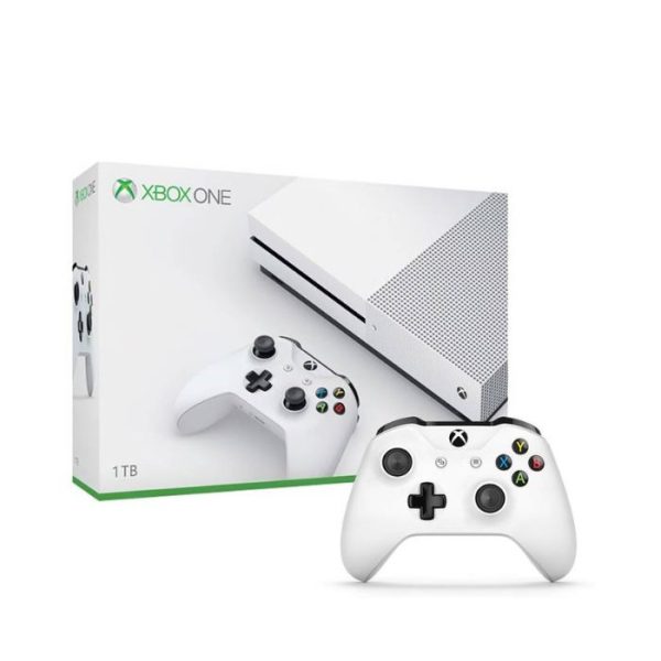 Microsoft Xbox One S 1TB Gaming Console (White)