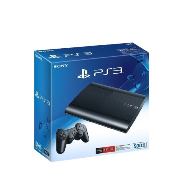 PS3 500GB Black Super Slim